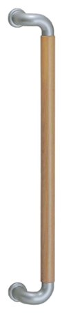 シロクマ L型ビッグハーモニー取手両面用 600mm シルバー/Lオーク 【NO-131】【メーカー直送のみ・代引き不可・NP後払い不可】|DOOON ショップ