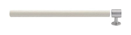 シロクマ まがりん棒［延長セット］ ５４０mm アイボリ／シルバー 【BR-310】【メーカー直送のみ・代引き不可・NP後払い不可】