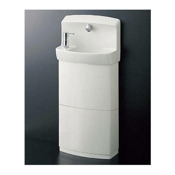 TOTO 【LSL870APFRR】 コンパクト手洗器 ハンドル式単水栓 壁給水・壁排水 手洗い器・セット金具一式(Pトラップ)トラップカバー付|DOOON ショップ