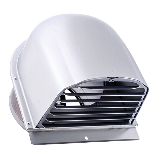 西邦工業 SEIHO 【CFXD150C】 外壁用アルミニウム製換気口 深型フード CFXD-C 下部開閉タイプ ガラリ型 防火ダンパー付 特定防火設備適合品 前面フューズ交換