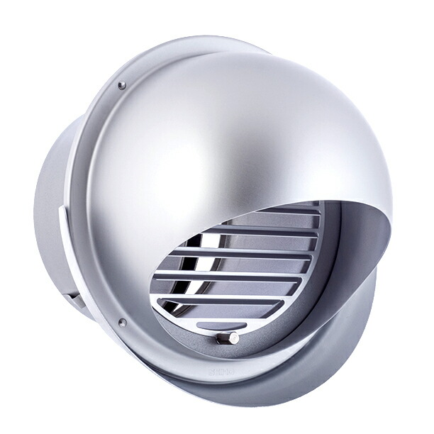 西邦工業 SEIHO 【SFXD175MC】 外壁用アルミニウム製換気口 セルフードワイド水切り付 SFXD-MC 同芯ガラリ型 ワイド水切り付 防火ダンパー付 特定防火設備適合品 前面フューズ交換 汚れ防止対応 フェイス着脱式｜DOOON ショップ