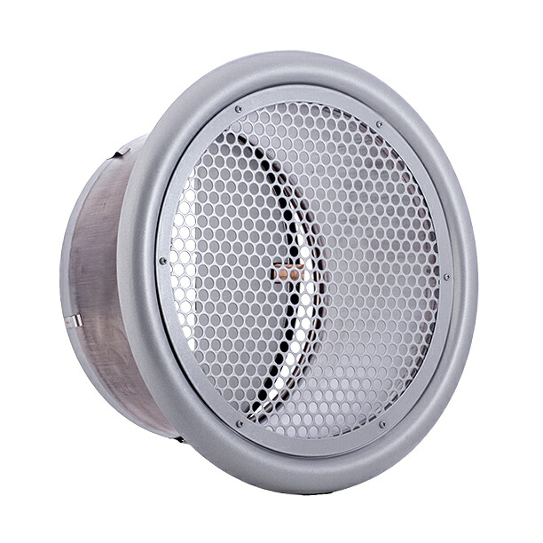 西邦工業 SEIHO 【SPD250SC】 外壁用ステンレス製換気口 フラットグリル SPD-SC 大口径 防火ダンパー付 丸パンチング型8?xPITCH10 特定防火設備適合品 前面フューズ交換 大口径 フェイス着脱式|DOOON ショップ
