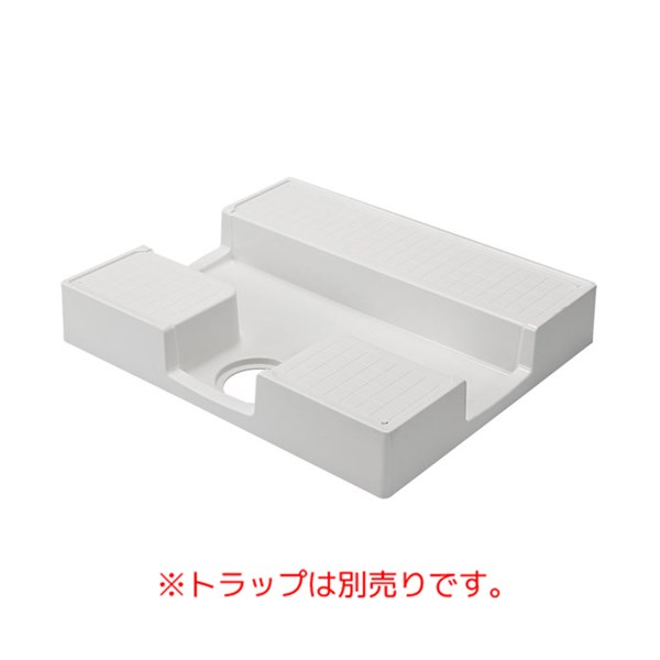 テクノテック[TECHNOTECH] 洗濯機用防水パン【TPD750-CW2】(750&times;640&times;120) イージーパン トラップ別売り ニューホワイト【メーカー直送のみ・代引き不可・NP後払い不可】[簡単設置 引っ越し 新生活]｜DOOON ショップ 9,366円