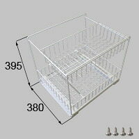 LIXIL リクシル トステム スライドボトル立て 45【商品コード:KKBZZ127 内容物:本体×1、取付ネジセット×1、取付け説明書 ホワイト 】