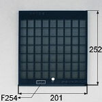LIXIL リクシル トステム レンジフード用グリスフィルター 型式：ＣＳＦ１４２５２１Ｂ【商品コード：KKZFB086 内容物：１枚入り（ＫＫＺＦＡ127と同品） ブラック 】