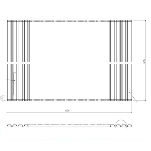 TOTO 部分品【AFKK130N2#N11】 シャッター式蓋６００Ｘ１０５０ 部材