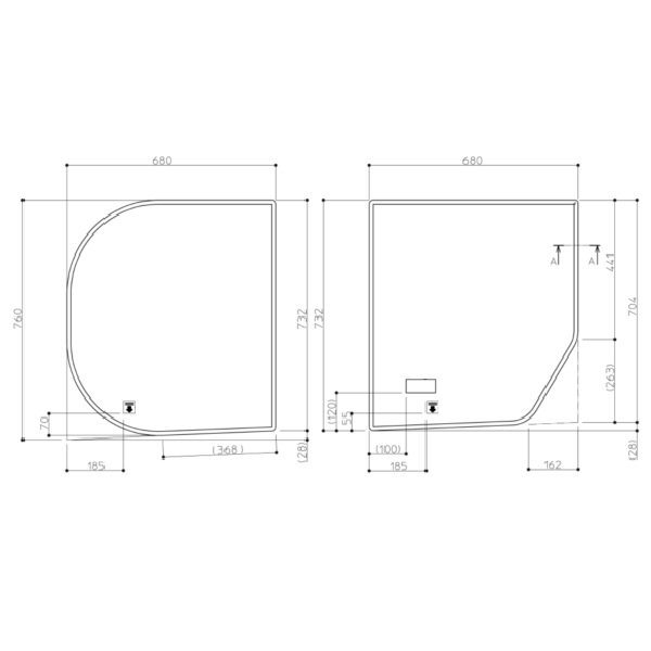 TOTO 部分品【EKK84163WR2】 １４００ラウンド風呂蓋Ｒ 部材