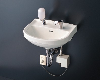 楽天市場】L210CM#SC1 壁掛小型洗面器パステルアイボリー 正規品