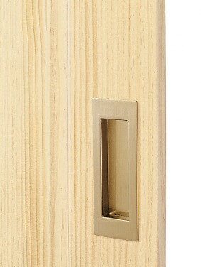 ウッドワン WOOD ONE 【ZH21BR ZH21BR5-N1】引き手BR型（ゴールド） 大型サムターン表示錠