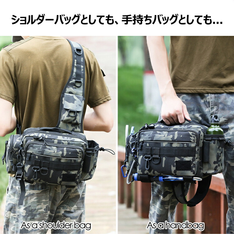 まとめ買いmax500円off フィッシング用バッグ 釣りバッグ ランガンバッグ エギングバッグ フィッシングバッグ ショルダーバッグ