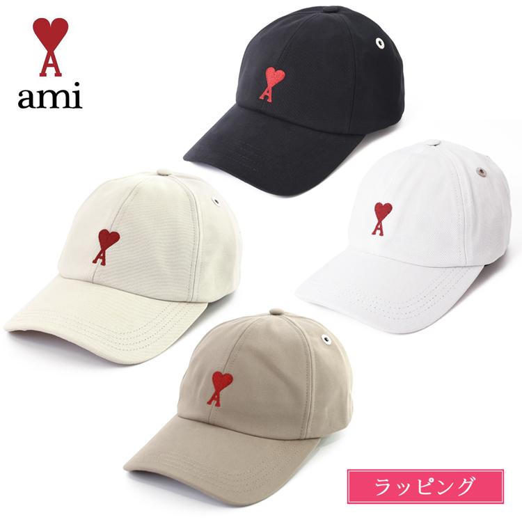 AMI PARIS アミ パリス AMI DE COEUR エンブロイダリー キャップ Ami de Coeur エンブロイダリー キャップ 725 | AMI PARIS