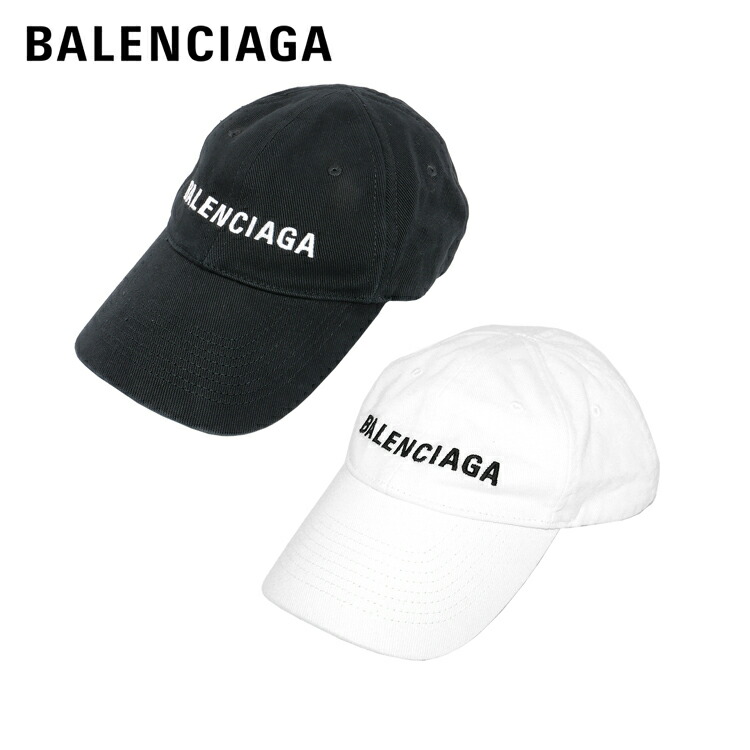 Balenciaga キャップ 2017年モデル 黒 Balenciaga ブラックキャップ 2017年製 - 帽子正規 品