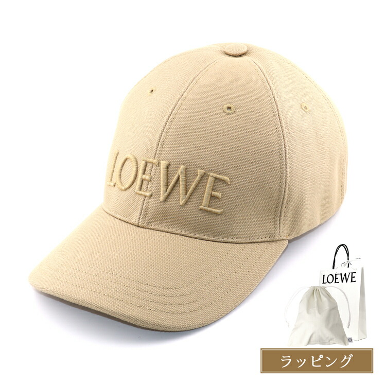 ロエベパターン キャップ ロエベ 帽子 LOEWE 帽子 パッチ キャップ キャンバス PATCH CAP