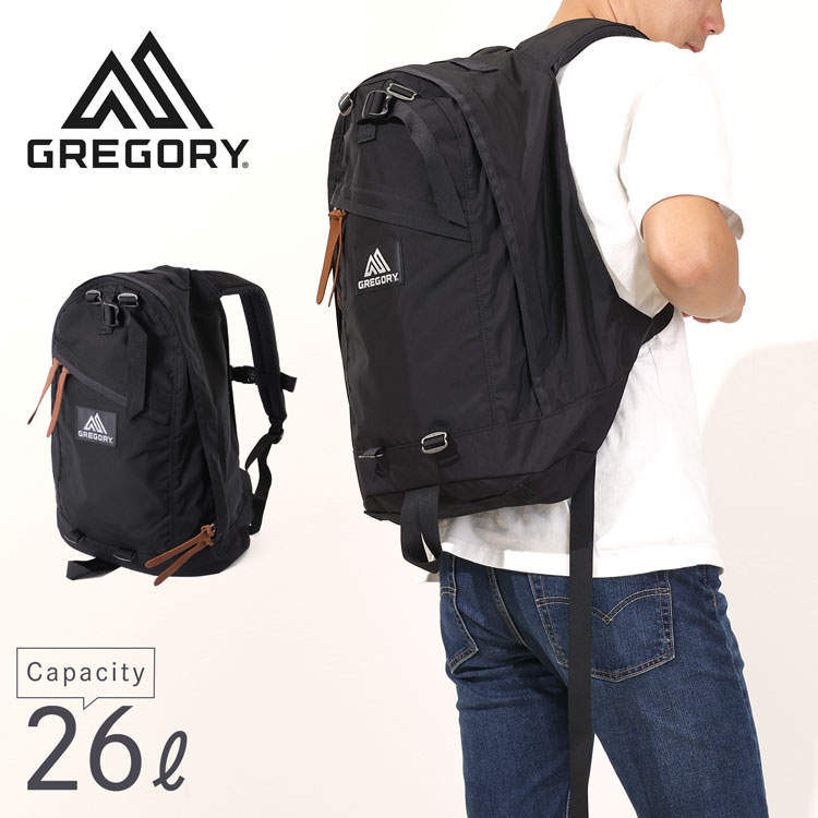 GREGORY DAY PACK デイパック　オールブラック GREGORY デイバック リュック デイパック DAY PACK ブラック