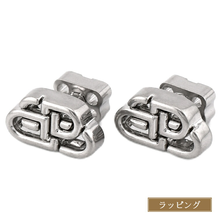 【 正規品 新品 】 バレンシアガ ピアス 両耳 スタッドピアス BB XS STUD EARRINGS BALENCIAGA 594709 TZRLS 0668 シルバー メンズ レディース ブランド 正規品 新品 ギフト プレゼント