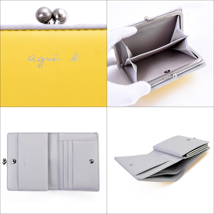 楽天市場 アニエスベー ボヤージュ ウォレット 財布 がま口 二つ折り財布 名入れ 刻印 ロゴ コンパクト 牛革 型押し Agnes B Voyage レディース ブランド 正規品 新品 ギフト プレゼント 男性 女性 彼氏 彼女 Ew04b 01 S 雑貨マニアmarz