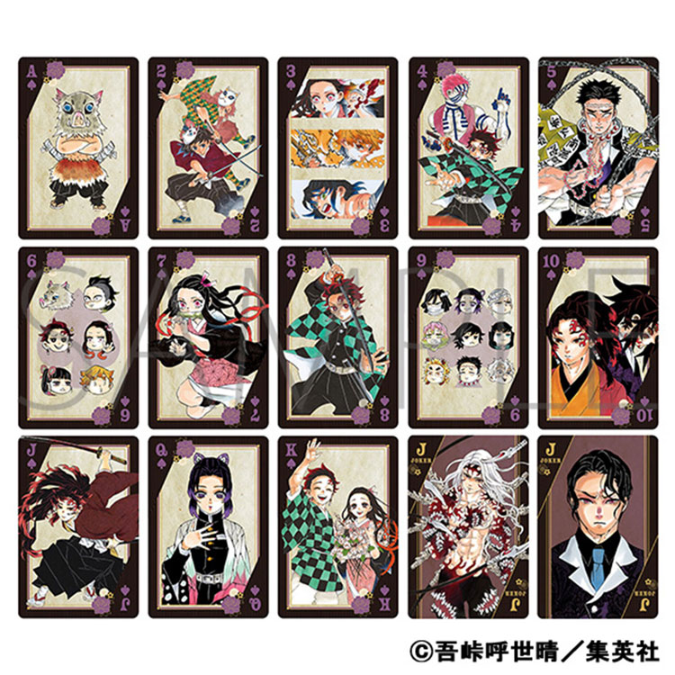 楽天市場 鬼滅の刃 トランプ ジャンプフェスタ21 きめつのやいば グッズ おもちゃ カード ゲーム 人気 おすすめ プレゼント ギフト おうち時間 ゲーム 竈門炭治郎 我妻善壱 嘴平伊之助 竈門禰豆子 煉獄杏寿郎 冨岡義勇 かわいい 室内 雑貨マニアmarz