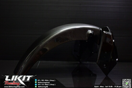 ホンダ フォルツァ MF13 CARBON TECH カーボン フロントフェンダー 後部 17013431likit