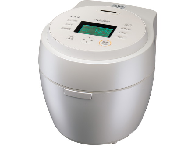 三菱電機 NJ-BW10H-W 本炭釜 炭漆黒IHジャー炊飯器（5.5合炊き）