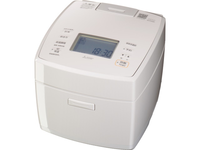 三菱電機 NJ-VS10H-W 炭炊釜IHジャー炊飯器（5.5合炊き）