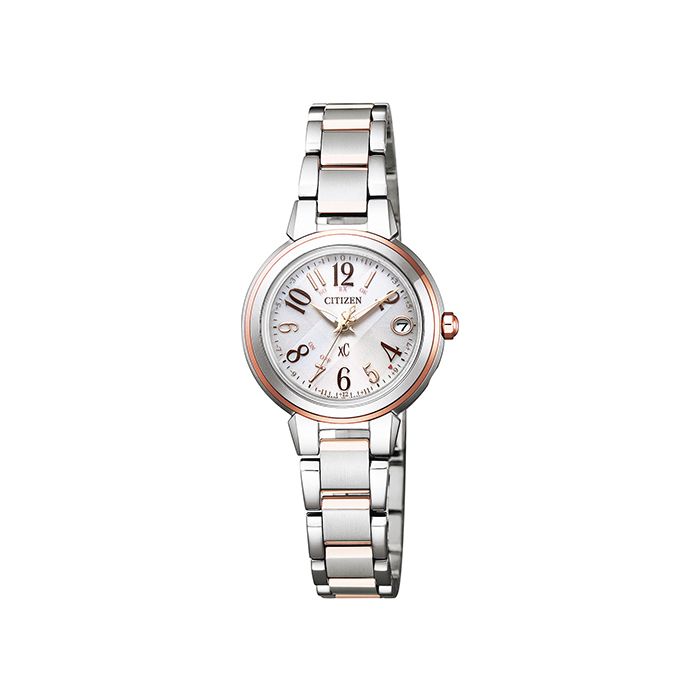 ステンレス バンド調整無料 文字入れ対応 創業75年 各種設置工事 官公庁法人対応 初期不良対応 アフターサービス対応 ハッピーフライト ｘｃ クロスシー ライン エコ ドライブ電波時計 Es9434 53x マサニ電気株式会社 店 ライン スチール Es9434 53x腕時計