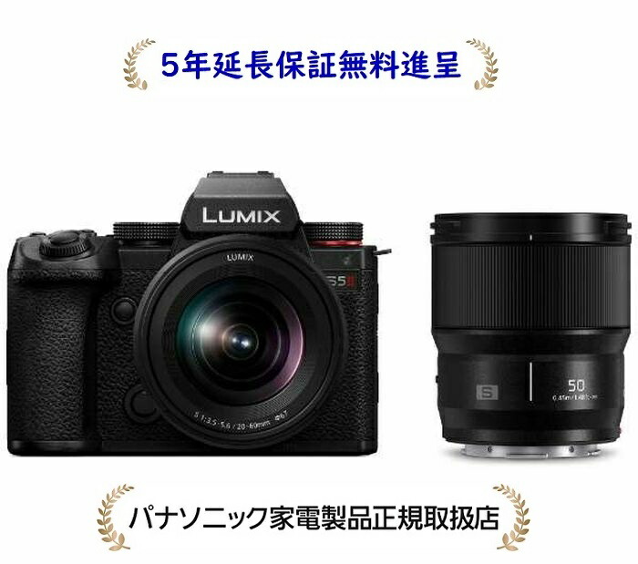 パナソニック DC-S5M2W[5年取りひろげる引き請ける無料譲りわたす★](DCS5M2W) LUMIX ダブルレンズキット