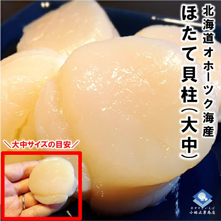 ホタテ ほたて 帆立 ホタテ貝柱 北海道産 化粧箱入 お刺身用 1kg 31-35粒入 大中サイズ Sサイズ 送料無料 ギフト