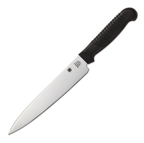 SPYDERCO（スパイダルコ） Utility Knife ストレートユーティリティーナイフ ブラックスライサー 包丁シースは付いていません。
