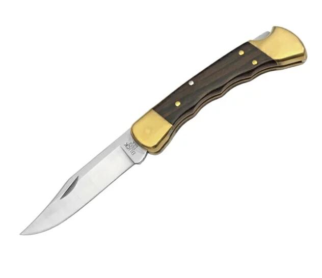 BUCK（バック） 110BRSFG　110 フォールディング　ハンター フィンガーグルーブ レザーケース付き 11,889円