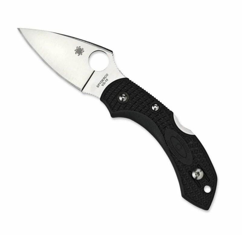 SPYDERCO（スパイダルコ） Dragonfly2 ドラゴンフライ2 ブラック VG-10 FRN(ガラス繊維強化ナイロン) ストレート　直刃 背止めロック　クリップ付