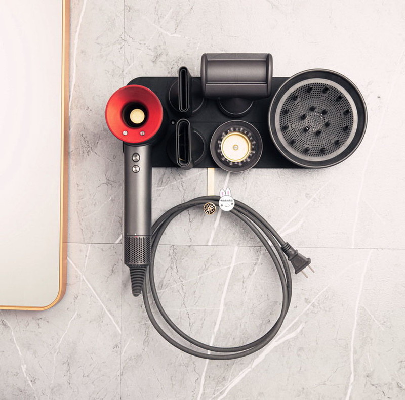 美品　ダイソン ドライヤー スタンド&アタッチメント付 ブラック Amazon.co.jp: ZAZ dysonドライヤー に互換性のある 収納スタンド