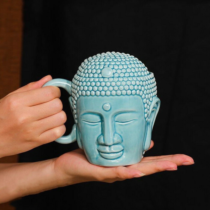 楽天市場】マグカップ コップ 大仏 450ml【仏像 インテリア ドライ
