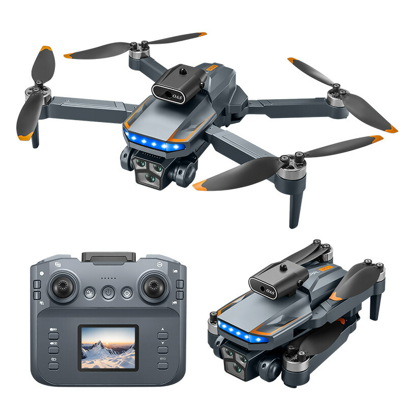 ドローン カメラ付き 小型 子供向け 3重カメラ ブラシレスモーター 屋外 全面的な障害回避 8K二重カメラ 高画質HD ドローン初心者向け 折り畳み式 屋外 空撮 小型 子供 マホで操作可 高度維持 WIFI おもちゃ 人気プレゼン