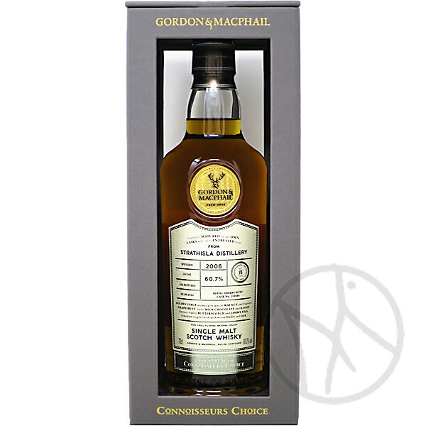 G&M コニサーズチョイス ストラスアイラ カスクストレングス 2006 18年 Alc.60.7% 700ml 27,170円