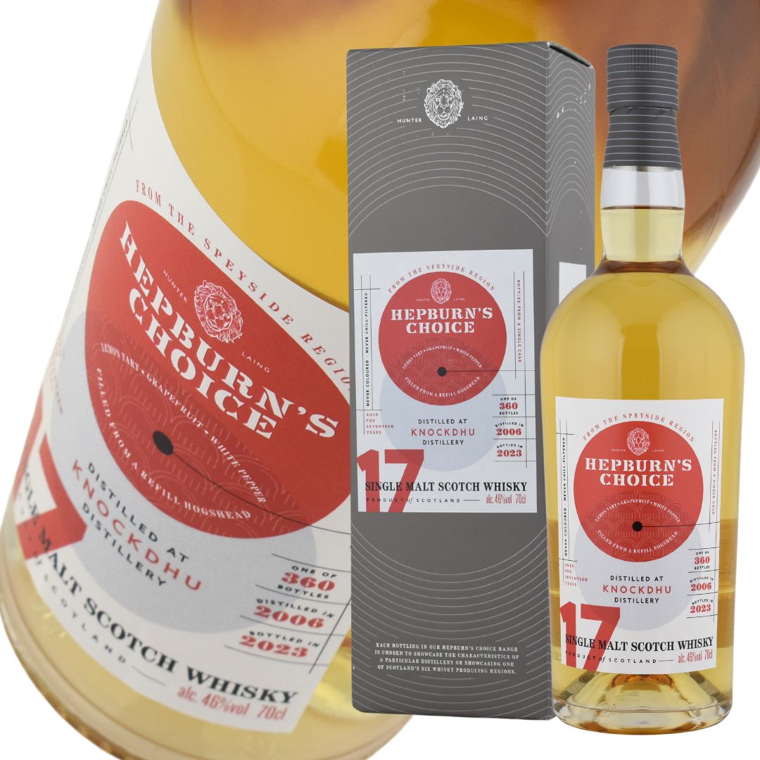 ウイスキー 46度 ノックデュー 2006 17年 ハンターレイン ヘップバーンズチョイス 700ml 1本 箱入 正規|酒宝庫 MASHIMO