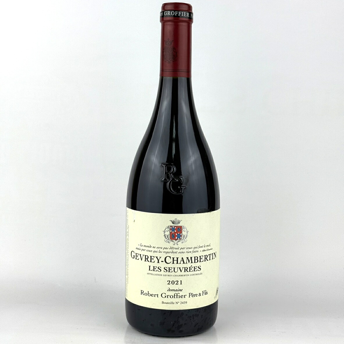 ドメーヌ ロベール グロフィエ ジュヴレ シャンベルタン レ スヴレ [2021] 750ml 赤 Robert Groffier Gevrey Chambertin Les Seuvr?es