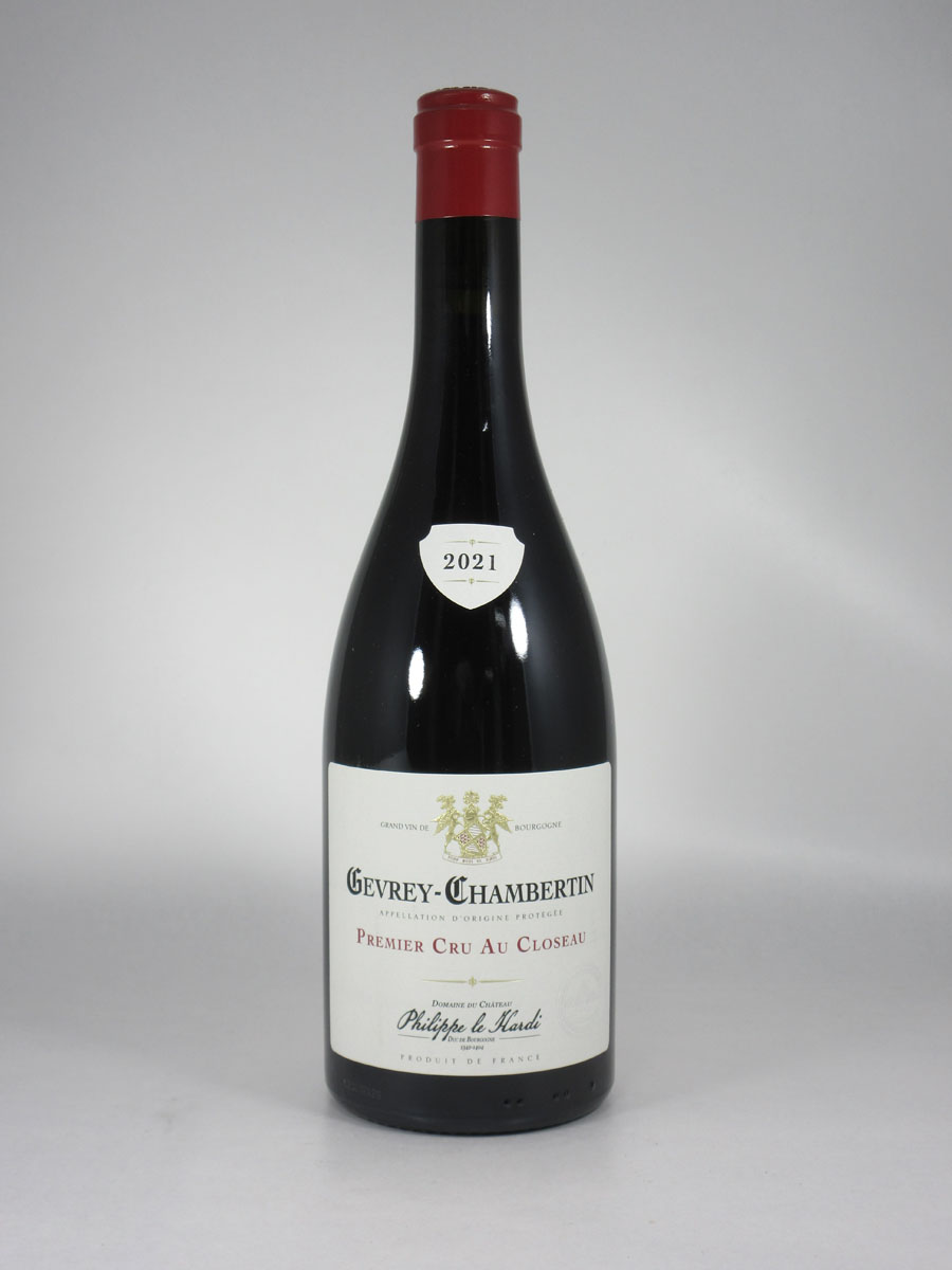 フィリップ ル アルディ ジュヴレ シャンベルタン プルミエ クリュ オー クロゾー [2021] 750ml 赤 Philippe le Hardi Gevrey Chambertin 1er Au Closeau