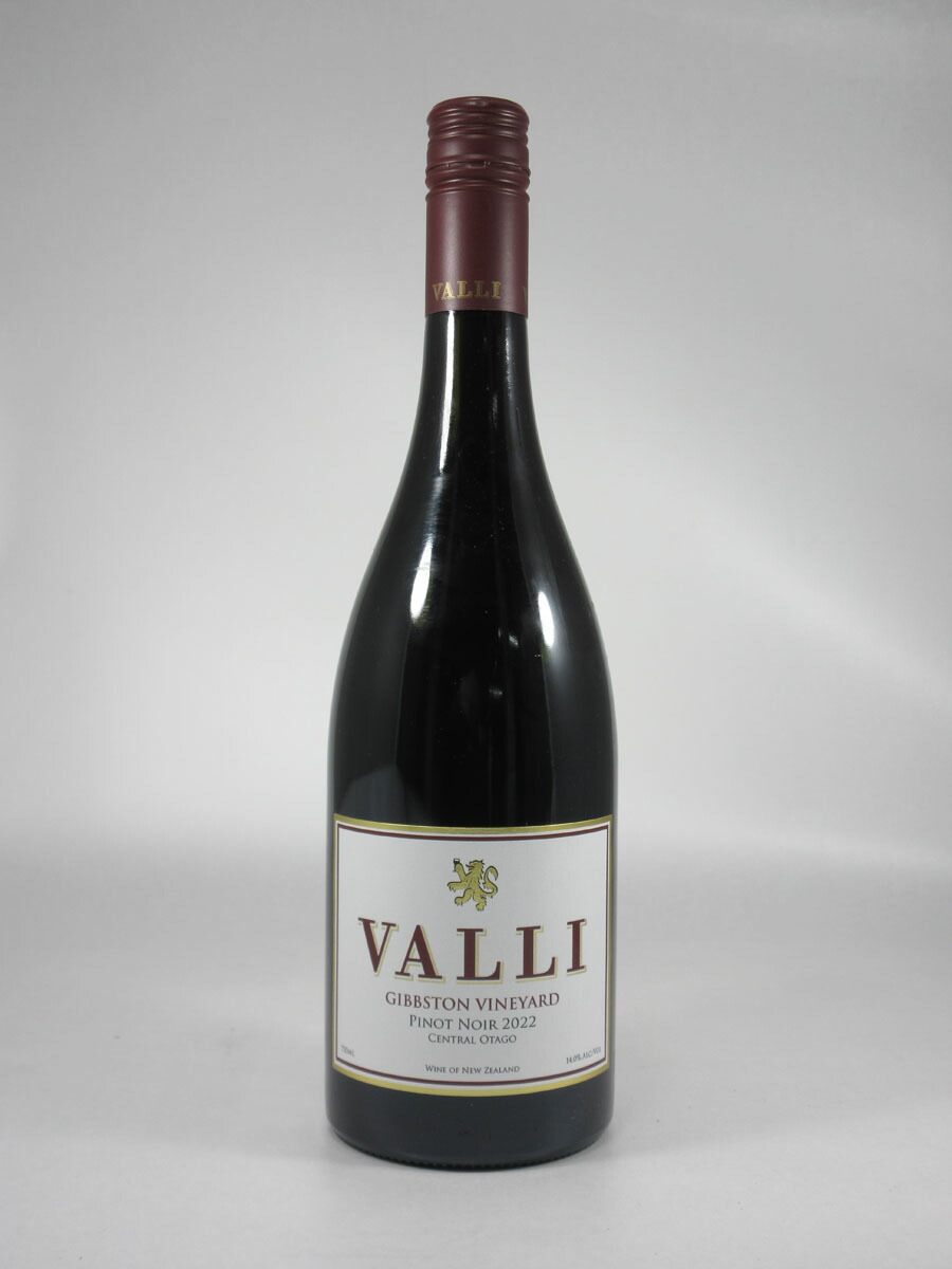 ヴァリ ヴィンヤーズ ギブストン ピノ ノワール [2022] 750ml 赤 VALLI Vinyards Gibbston Pinot Noir