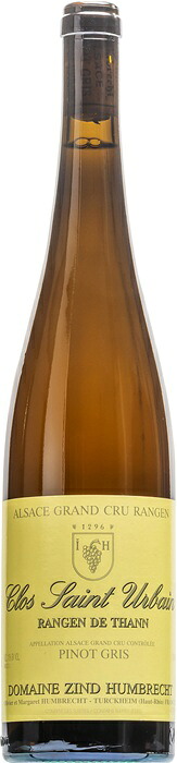 ドメーヌ ツィント フンブレヒト ピノ グリ ランゲン ド タン クロ サンテュルバン グラン クリュ [2021] 750ml 白 Pinot Gris Rangen De Thann Clos Saint Urbain Grand Cru