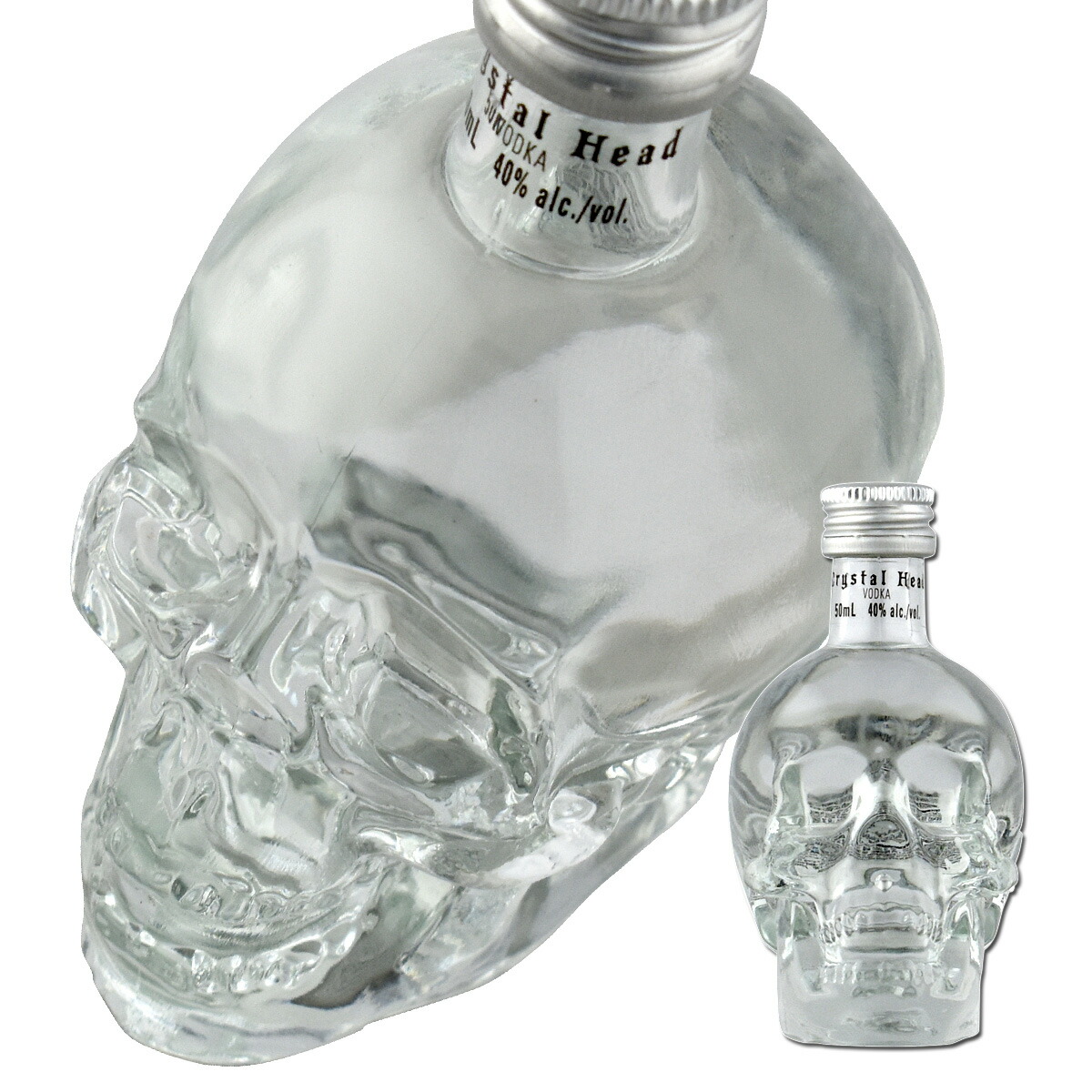 楽天市場】クリスタル ヘッド ウォッカ カクテル グラス付 750ml 40度