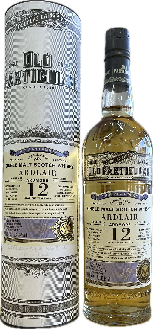ウイスキー 48.4度 アードレア 2012 12年 ダグラスレイン オールド パティキュラー 700ml 1本 正規|酒宝庫 MASHIMO