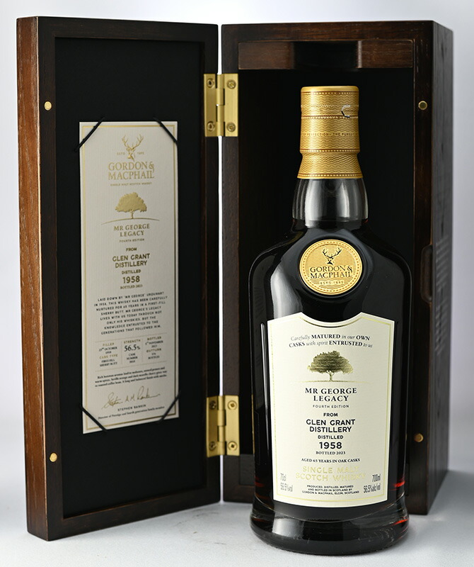 ウイスキー 56.5度 グレングラント 1958年 Mr.ジョージレガシー 4thエディション ゴードン＆マクファイル 700ml 1本 正規