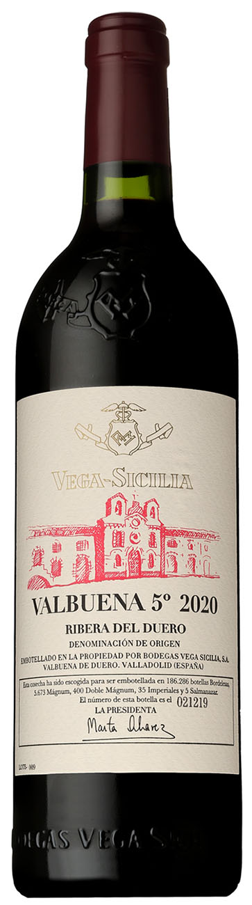 ボデガス ベガ シシリア バルブエナ5 [2020] 750ml 赤 BODEGAS VEGA SICILIA VALBUENA5