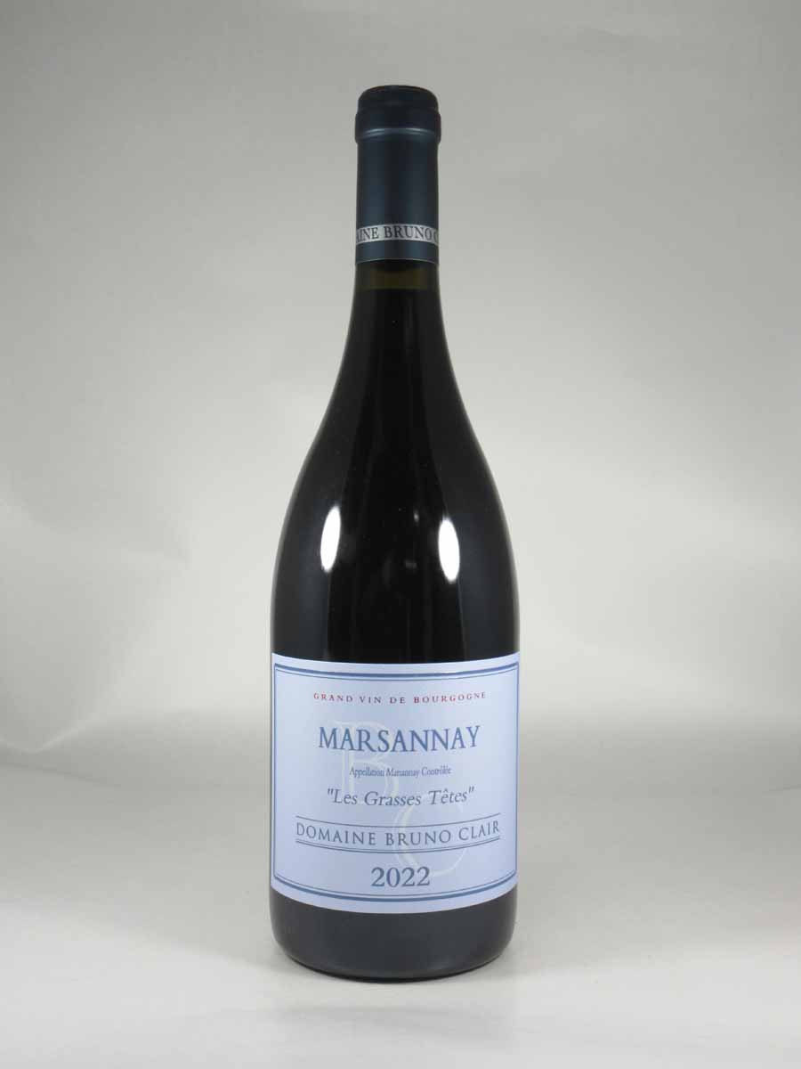 ●ブリュノ クレール マルサネ レ グラス テット [2022] 750ml 赤 Bruno CLAIR Marsannay Les Grasse Tetes｜酒宝庫　ＭＡＳＨＩＭＯ