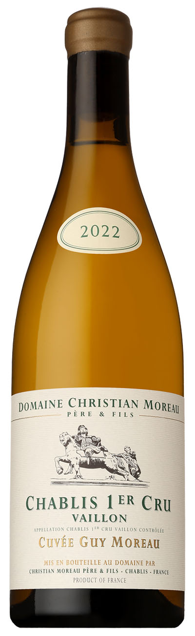 ドメーヌ クリスチャン モロー シャブリ グランクリュ ヴァイヨン キュヴェ ギィ モロー [2022] 750ml 白 CHABLIS PREMIER CRU VAILLON 'CUVEE GUY MOREAU'
