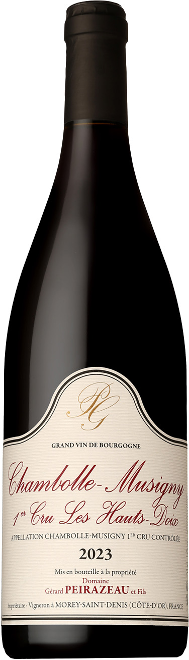 ドメーヌ ジェラール ペラゾー シャンボール ミュジニー レ オー ドワ [2023] 750ml 赤 DOMAINE GERARD PEIRAZEAU CHAMBOLLE MUSIGNY 1ER CRU LES HAUTS DOIX