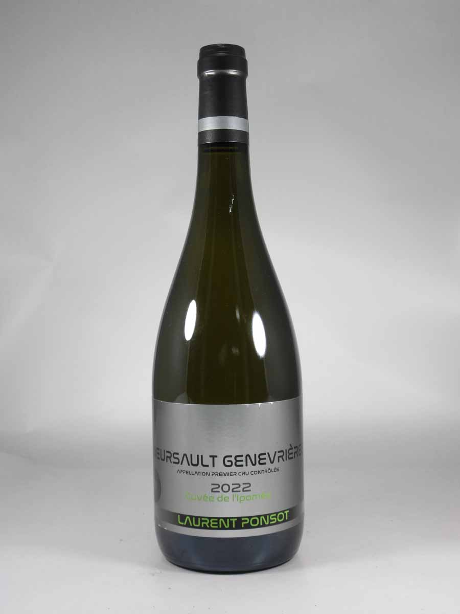 ローラン ポンソ ムルソー プルミエ クリュ ジュヌヴリエール キュヴェ ド リポメ [2022] 750ml 白 Laurent PONSOT Meursault 1er Cru Genevrieres Cuvee de l’Ipomee
