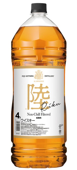 ウイスキー キリン 陸 50度 4L ペットボトル 業務用 国産ウイスキー｜酒宝庫　ＭＡＳＨＩＭＯ