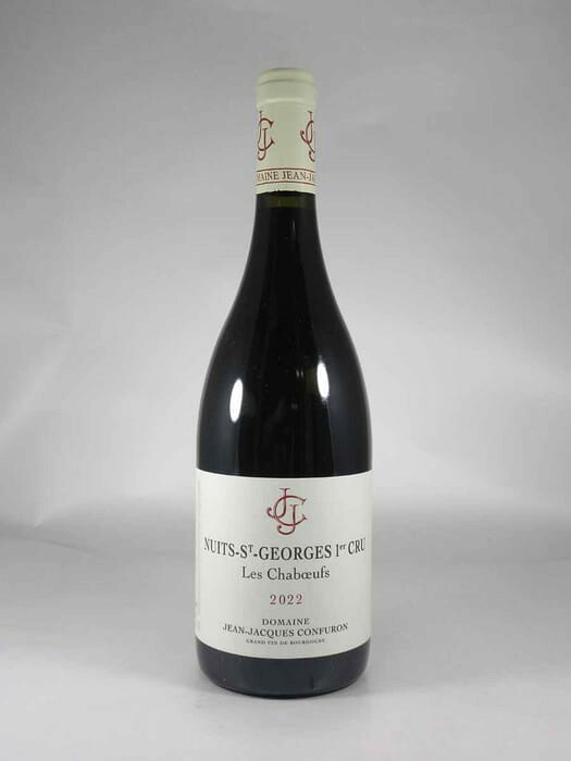 ●ジャン ジャック コンフュロン ニュイ サン ジョルジュ プルミエ クリュ レ シャブフ [2022] 750ml 赤Jean Jacques CONFURON Nuits Saint Georges 1er Cru Les Chaboeufs｜酒宝庫　ＭＡＳＨＩＭＯ