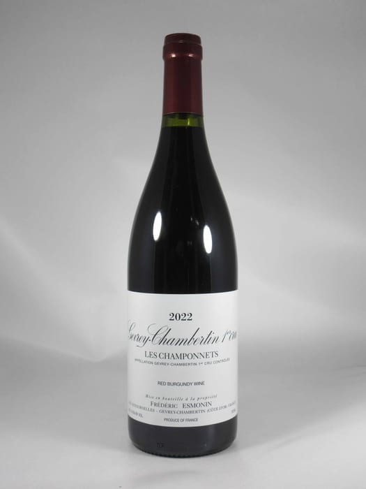 ●フレデリック エスモナン ジュヴレ シャンベルタン プルミエ クリュ シャンポネ [2022] 750ml 赤Frederic ESMONIN Gevrey Chambertin 1er Cru Les Champonnets｜酒宝庫　ＭＡＳＨＩＭＯ